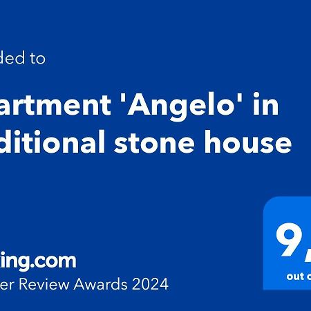 Apartment 'Angelo' In Traditional Stone House Slime 외부 사진